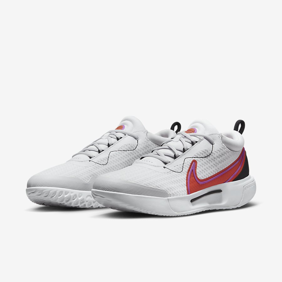 Giày Nikecourt Zoom Pro Nam Trắng Đỏ