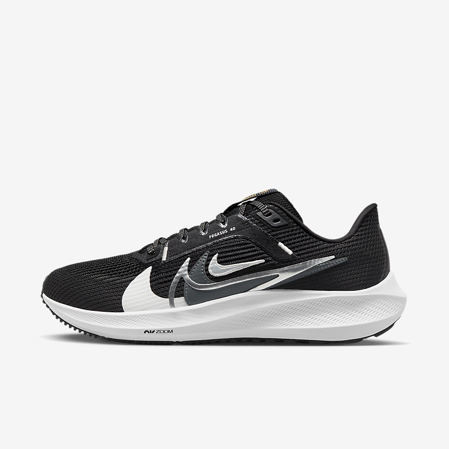 Giày Nike Pegasus 40 Premium Nữ Đen Trắng