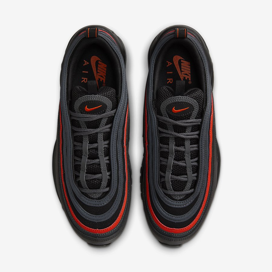 Giày Nike Air Max 97 Nam Đen Cam