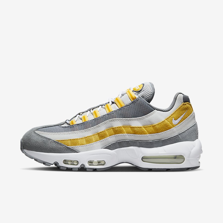 Giày Nike Air Max 95 Nam Xám Vàng