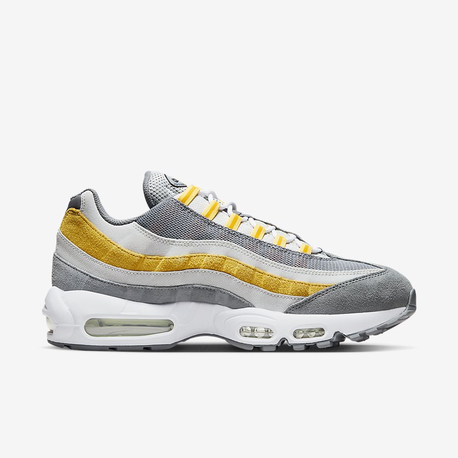 Giày Nike Air Max 95 Nam Xám Vàng