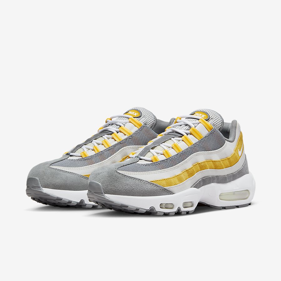 Giày Nike Air Max 95 Nam Xám Vàng