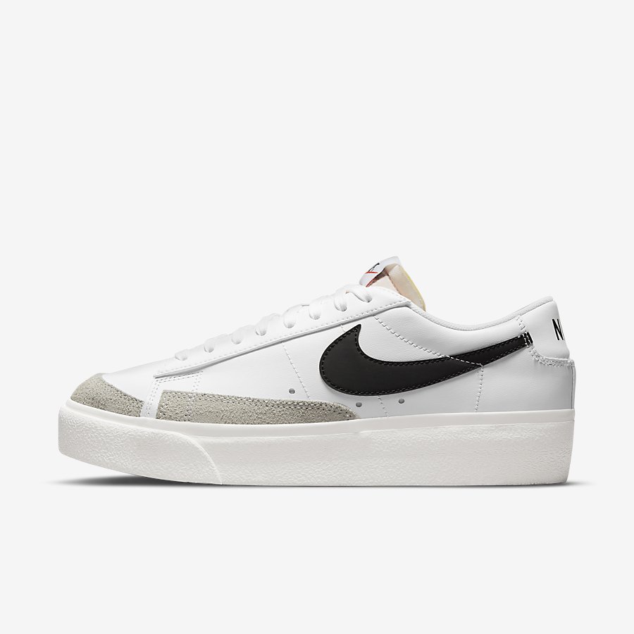 Giày Nike Blazer Low Platform Nữ Trắng Đen