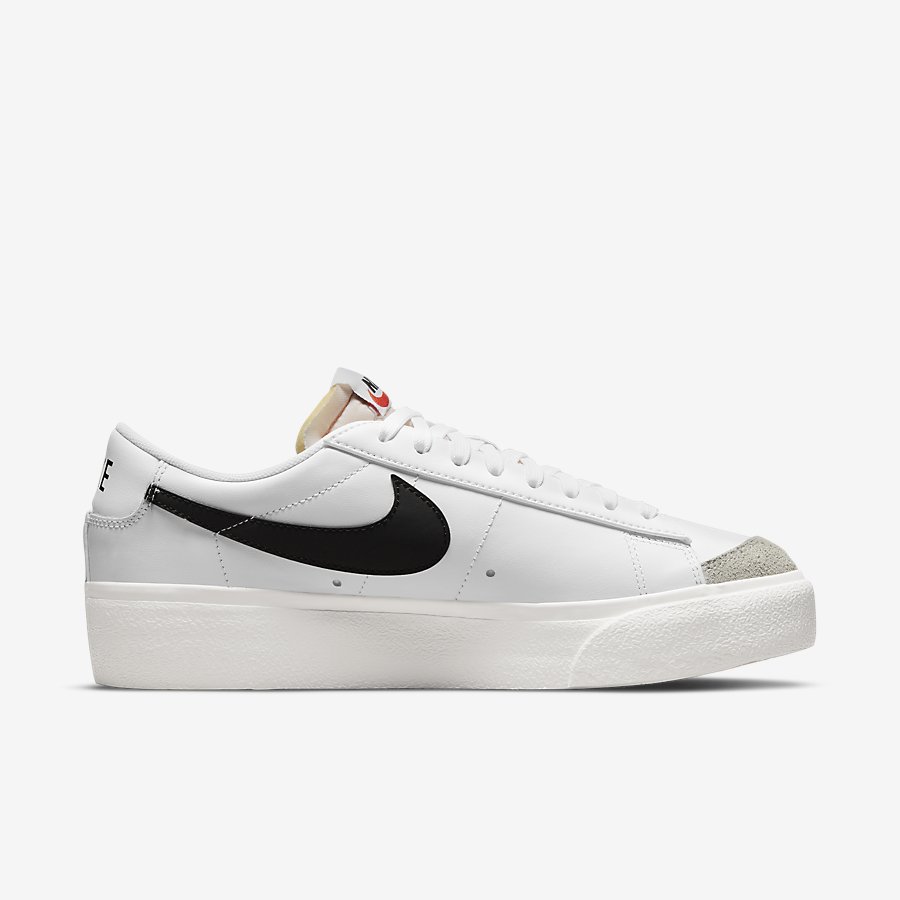 Giày Nike Blazer Low Platform Nữ Trắng Đen