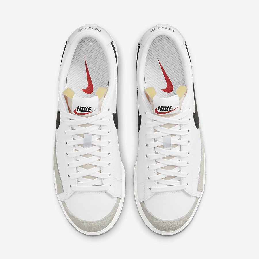 Giày Nike Blazer Low Platform Nữ Trắng Đen