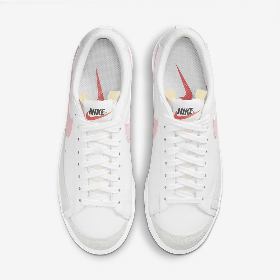 Giày Nike Blazer Low Platform Nữ Trắng Hồng