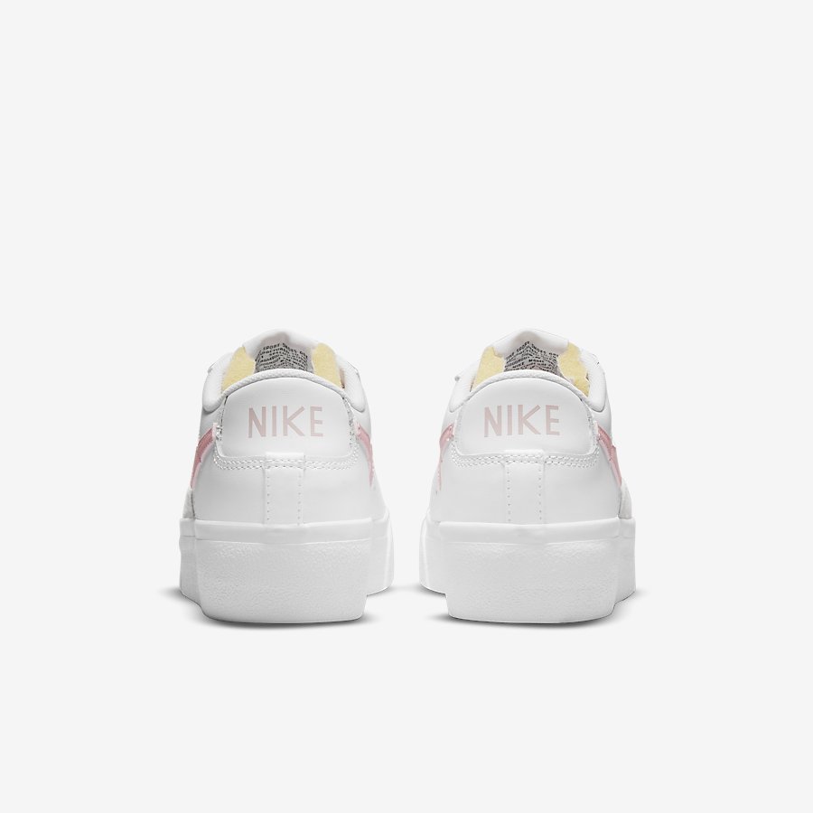 Giày Nike Blazer Low Platform Nữ Trắng Hồng