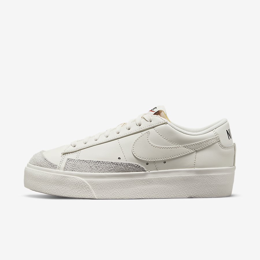 Giày Nike Blazer Low Platform Nữ Trắng