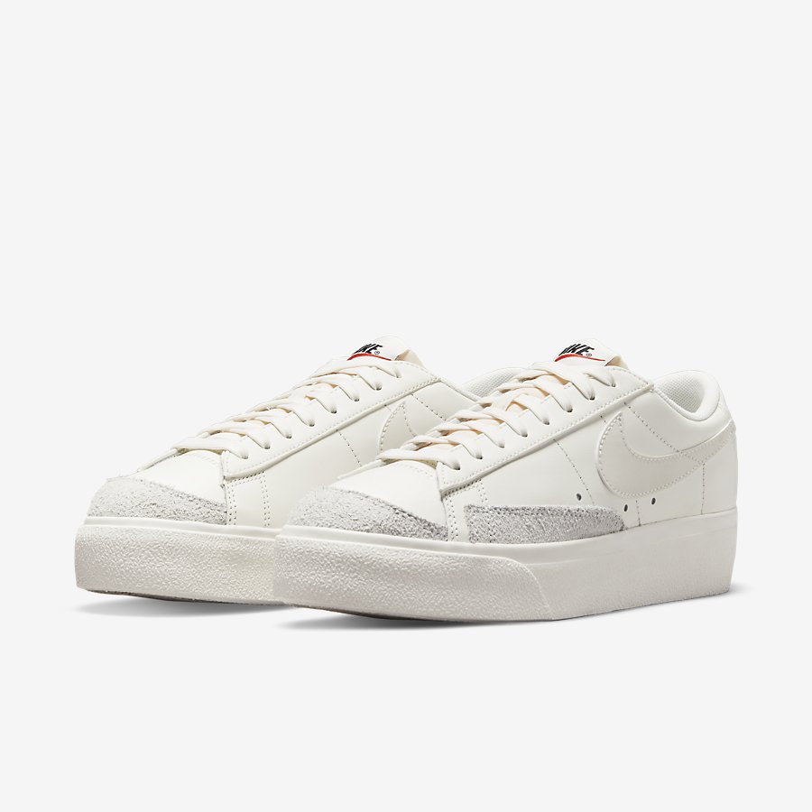 Giày Nike Blazer Low Platform Nữ Trắng