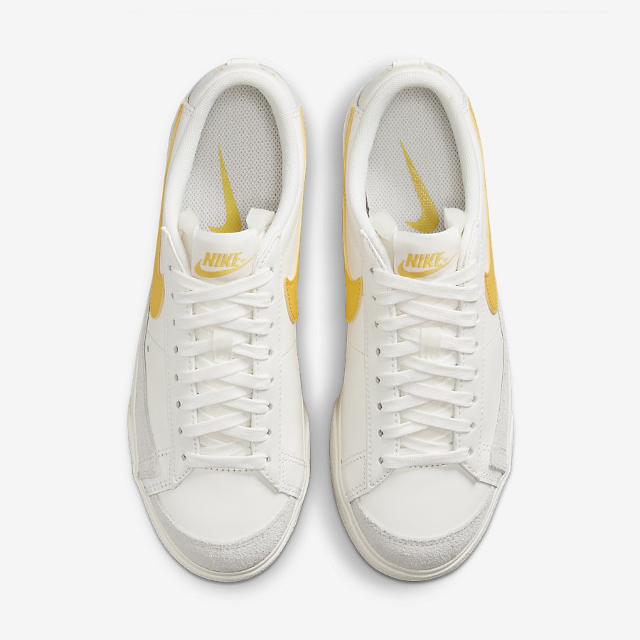 Giày Nike Blazer Low Platform Nữ Trắng Vàng