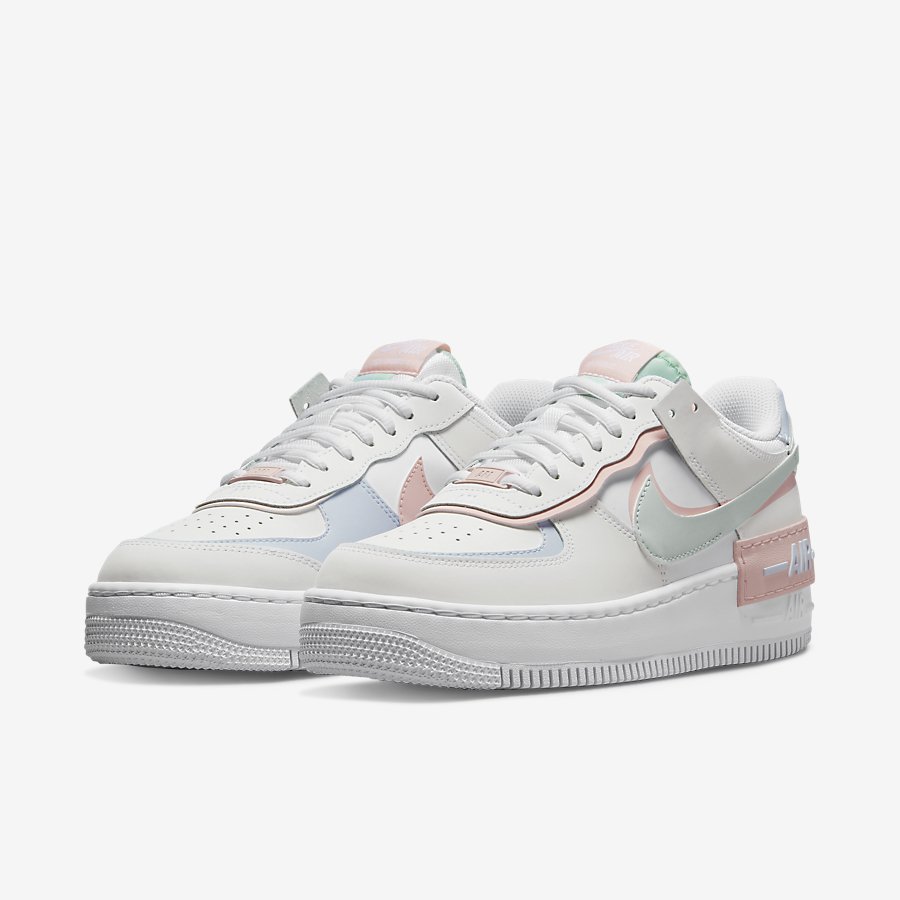 Giày Nike Air Force 1 Shadow Nữ Trắng Xanh