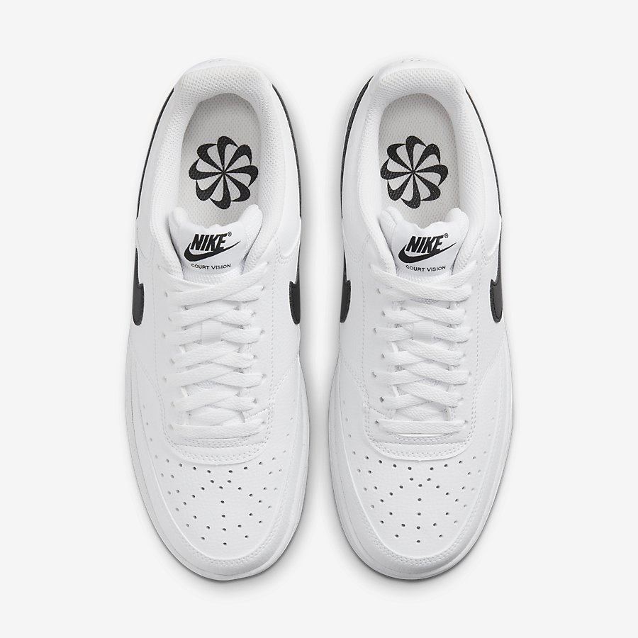 Giày Nike Court Vision Low Next Nature Nữ Trắng Đen