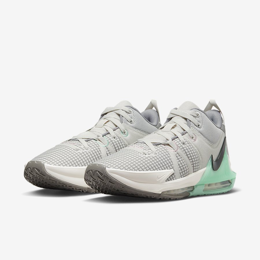 Giày Nike Lebron Witness 7 Nam Xám Xanh