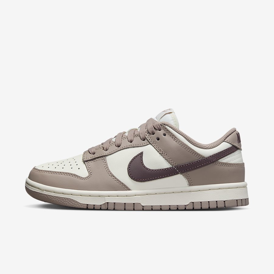 Giày Nike Dunk Low Nữ Trắng Nâu