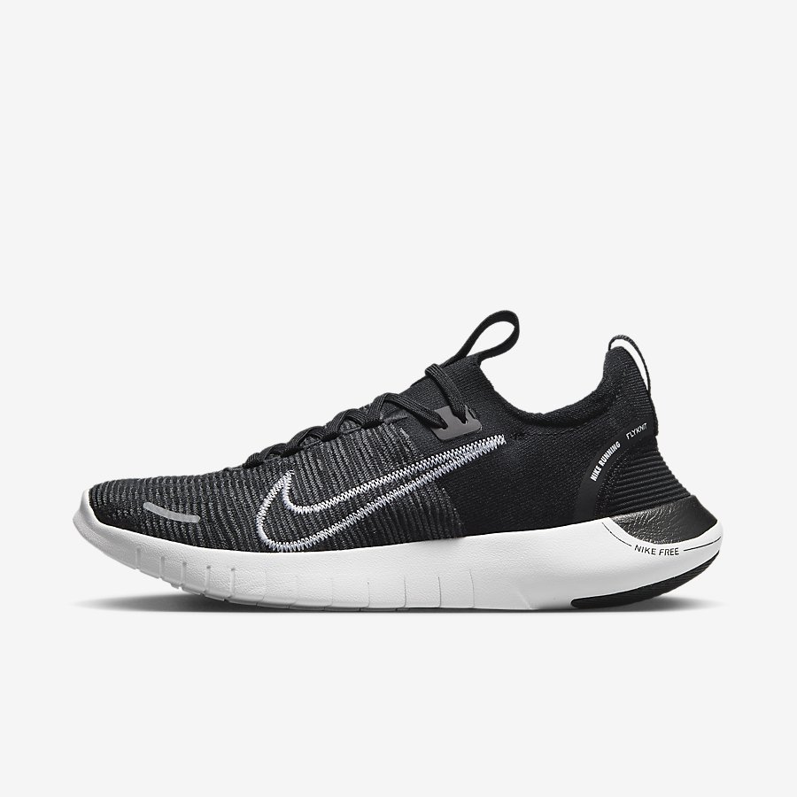 Giày Nike Free Rn Nn Nam Đen Trắng 