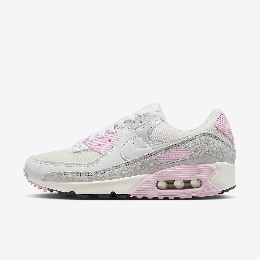 Giày Nike Air Max 90 Nữ Trắng Hồng