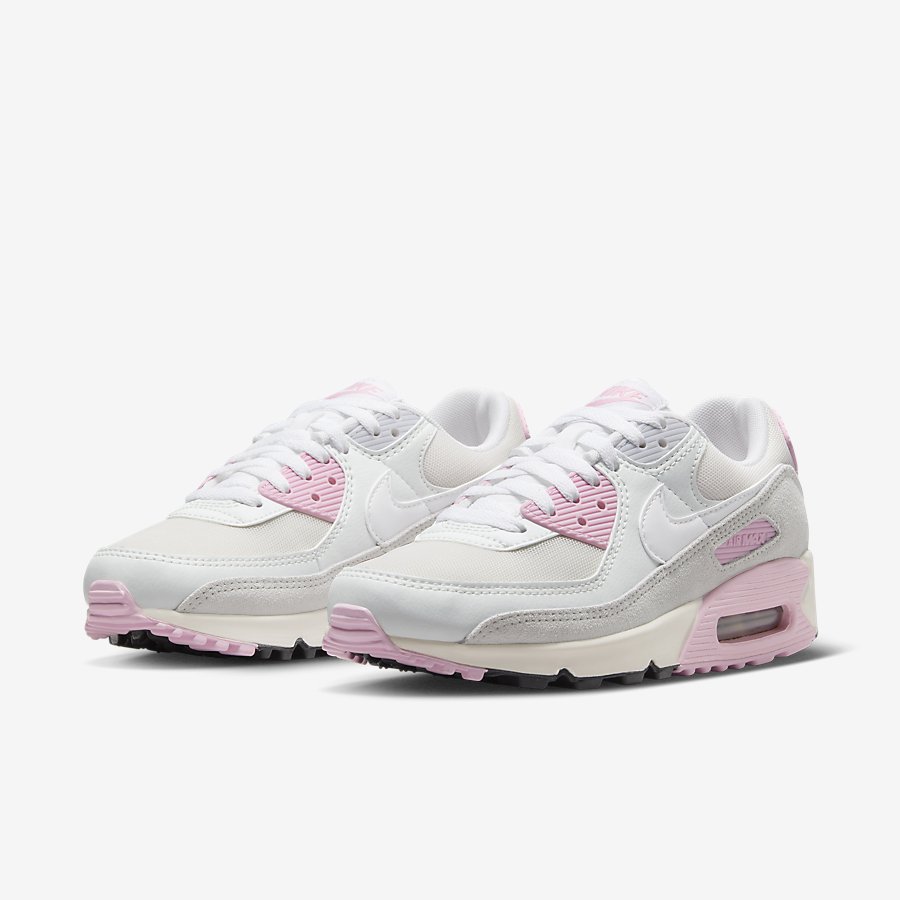 Giày Nike Air Max 90 Nữ Trắng Hồng