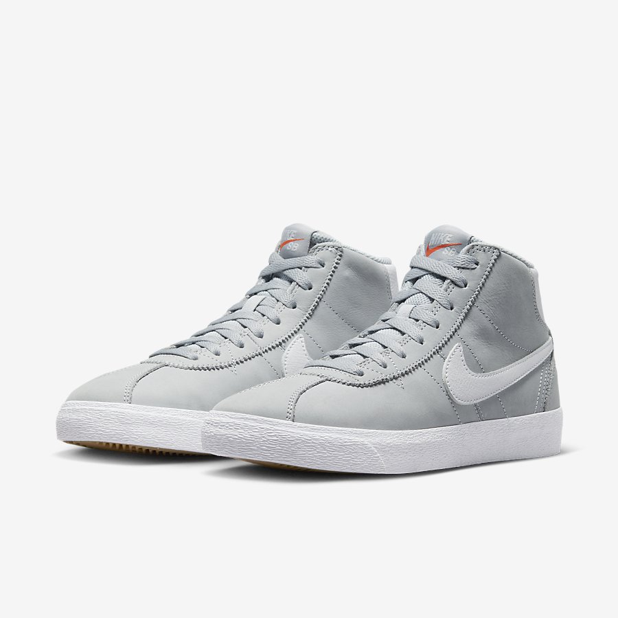 Giày Nike Sb Bruin High Iso Nữ Xám