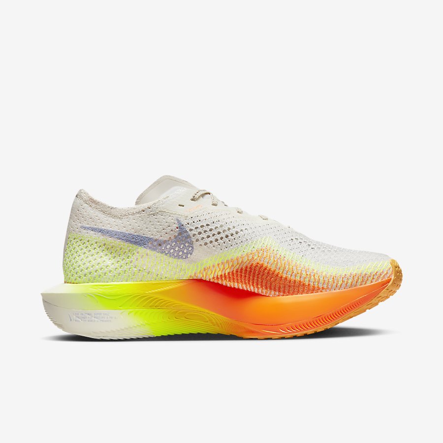 Giày Nike Vaporfly 3 Nam Trắng Cam 