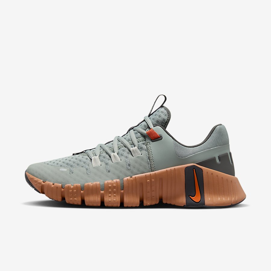 Giày Nike Free Metcon 5 Nam Xám Cam