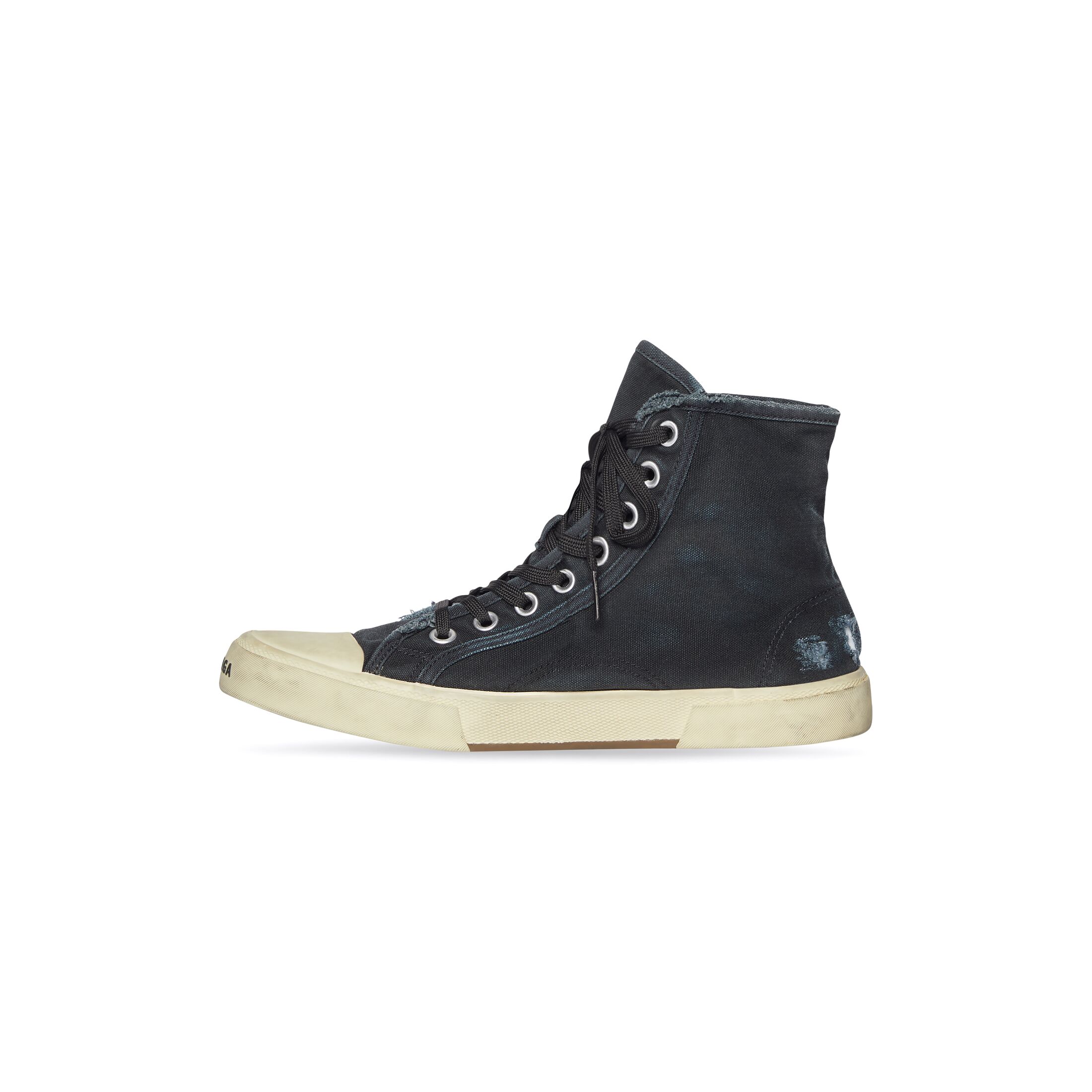 Giày Balenciaga Paris High Top Sneaker Nữ Đen