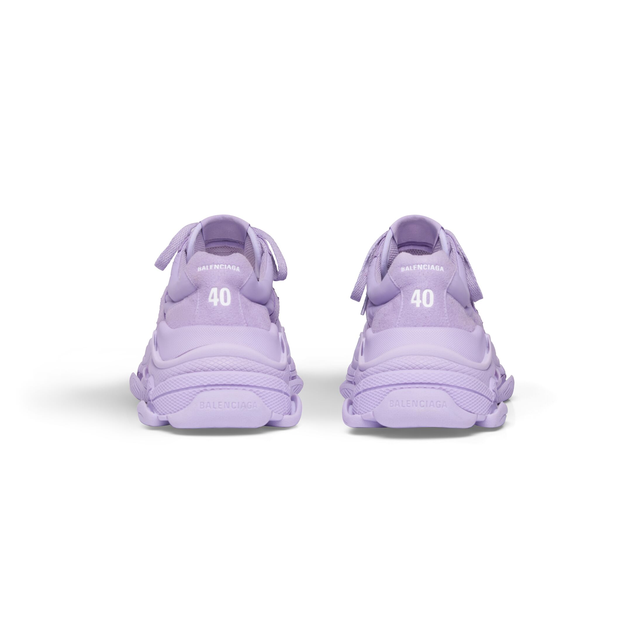 Giày Balenciaga Triple S Sneaker Nữ Tím Lilac