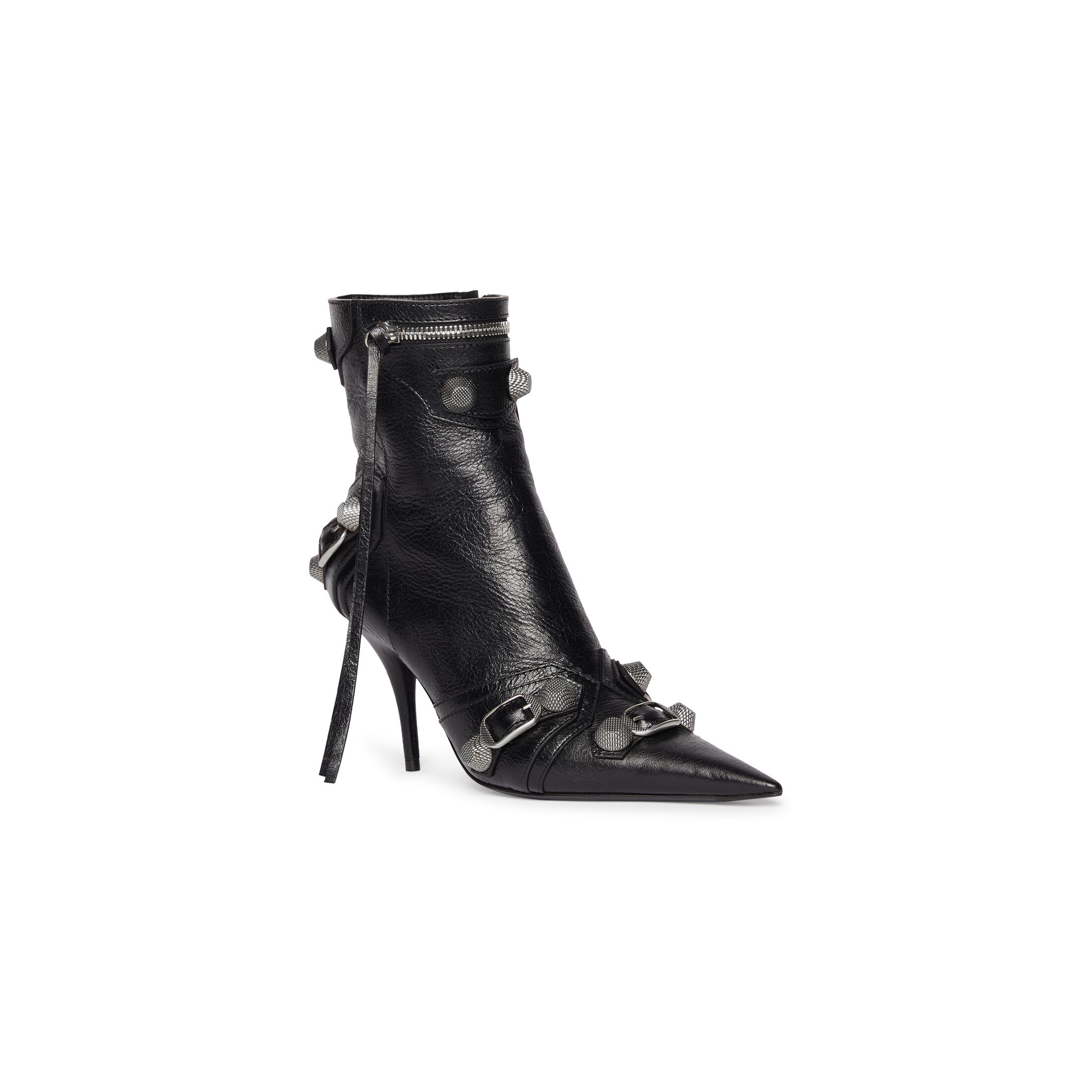 Giày Balenciaga Cagole 90Mm Bootie Nữ Đen