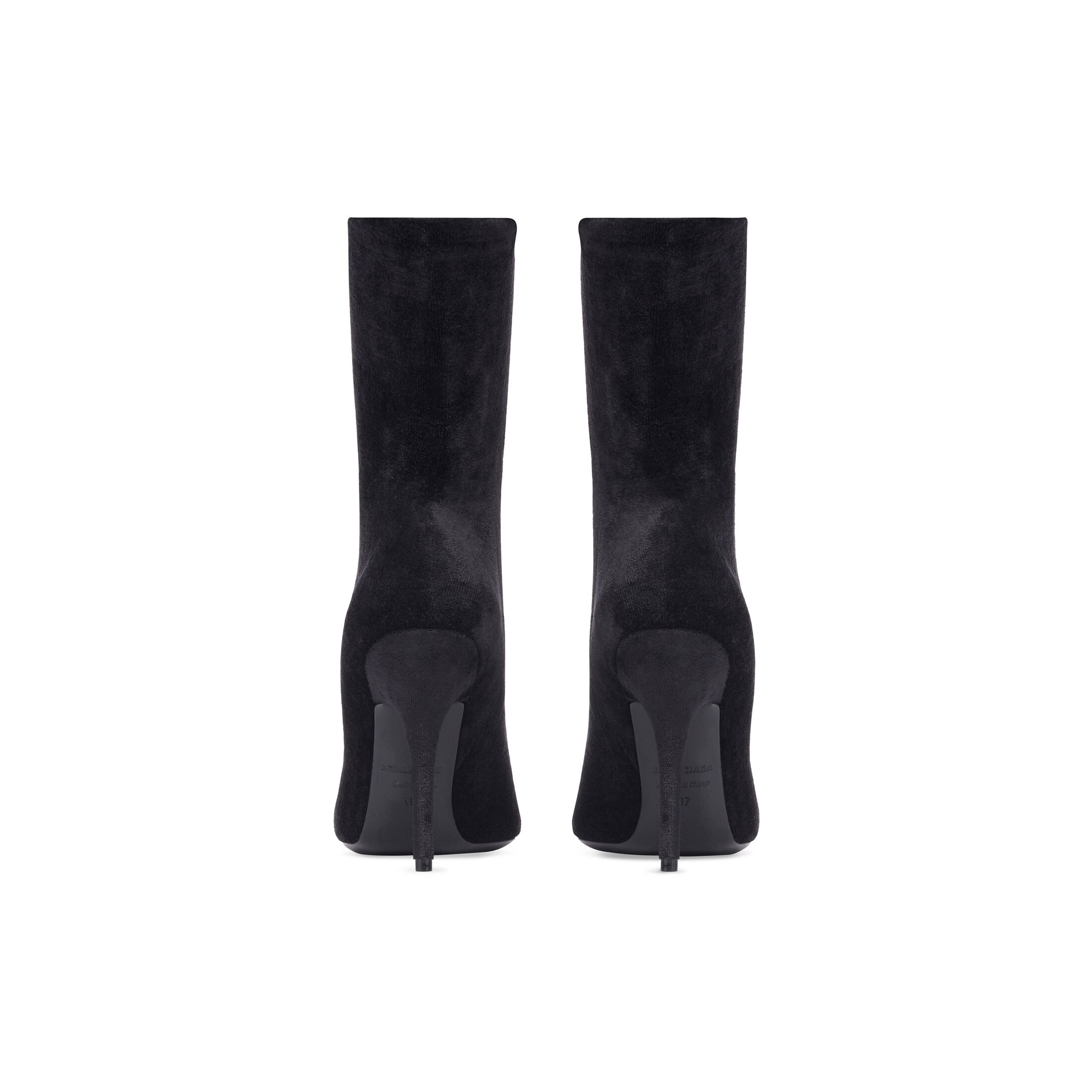 Giày Balenciaga Knife 110Mm Bootie Nữ Đen