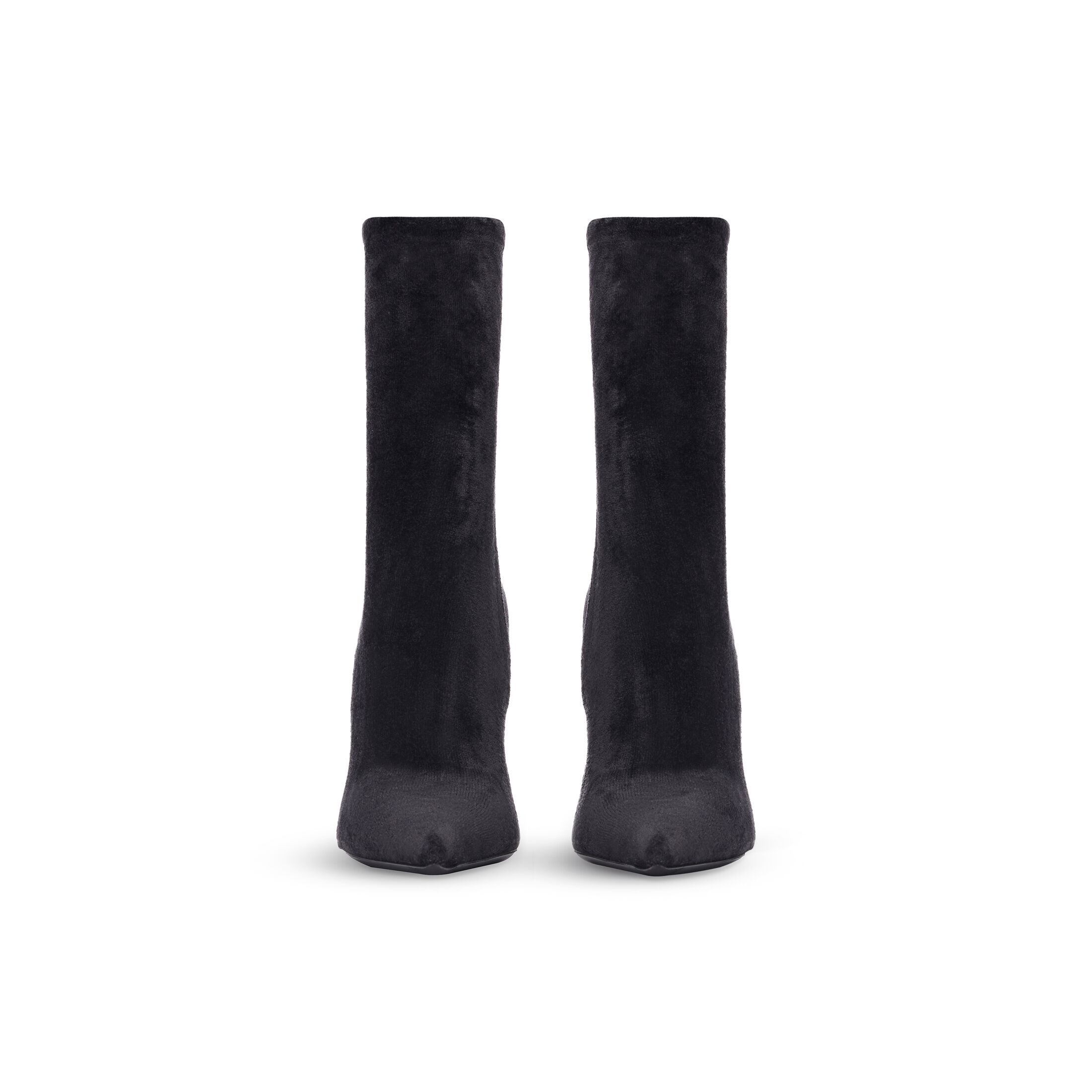 Giày Balenciaga Knife 110Mm Bootie Nữ Đen