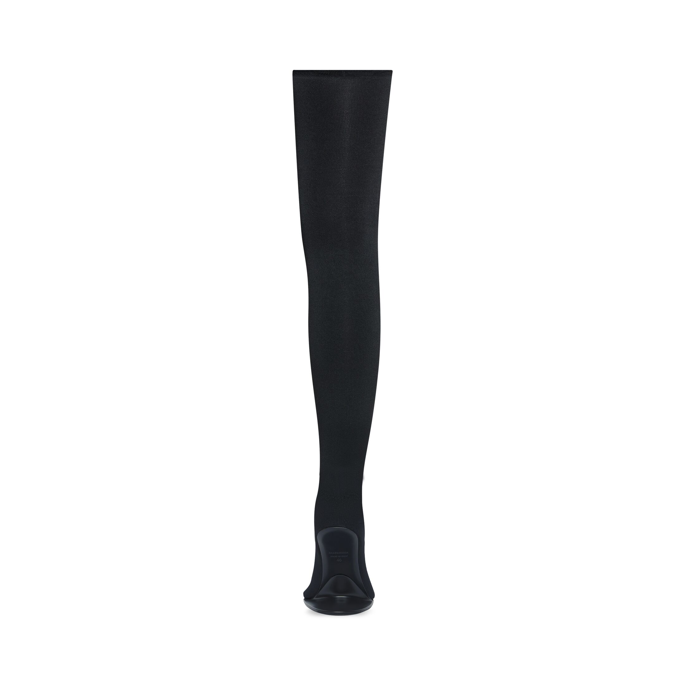 Giày Balenciaga Stage 110Mm Over-The-Knee Boot Nữ Đen