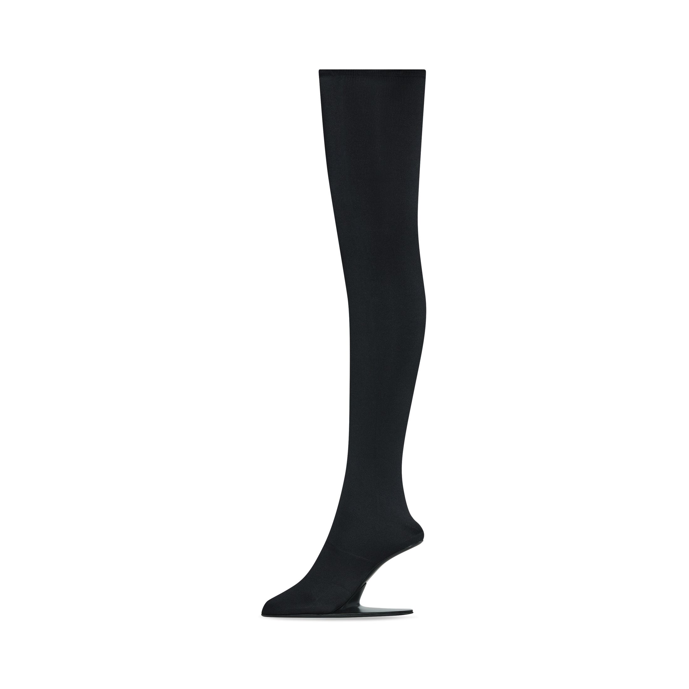 Giày Balenciaga Stage 110Mm Over-The-Knee Boot Nữ Đen