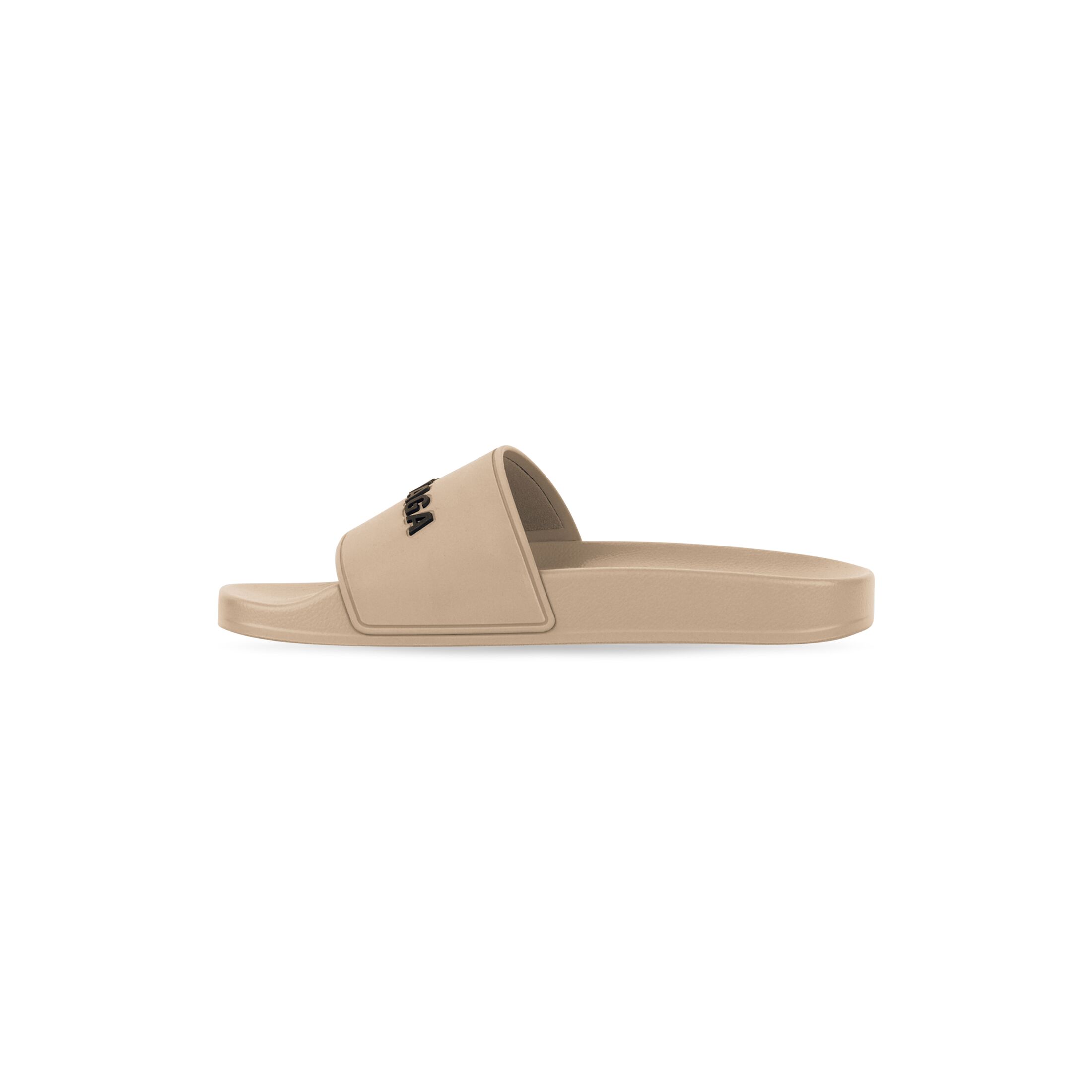 Dép Balenciaga Pool Slide Sandal Nữ Be