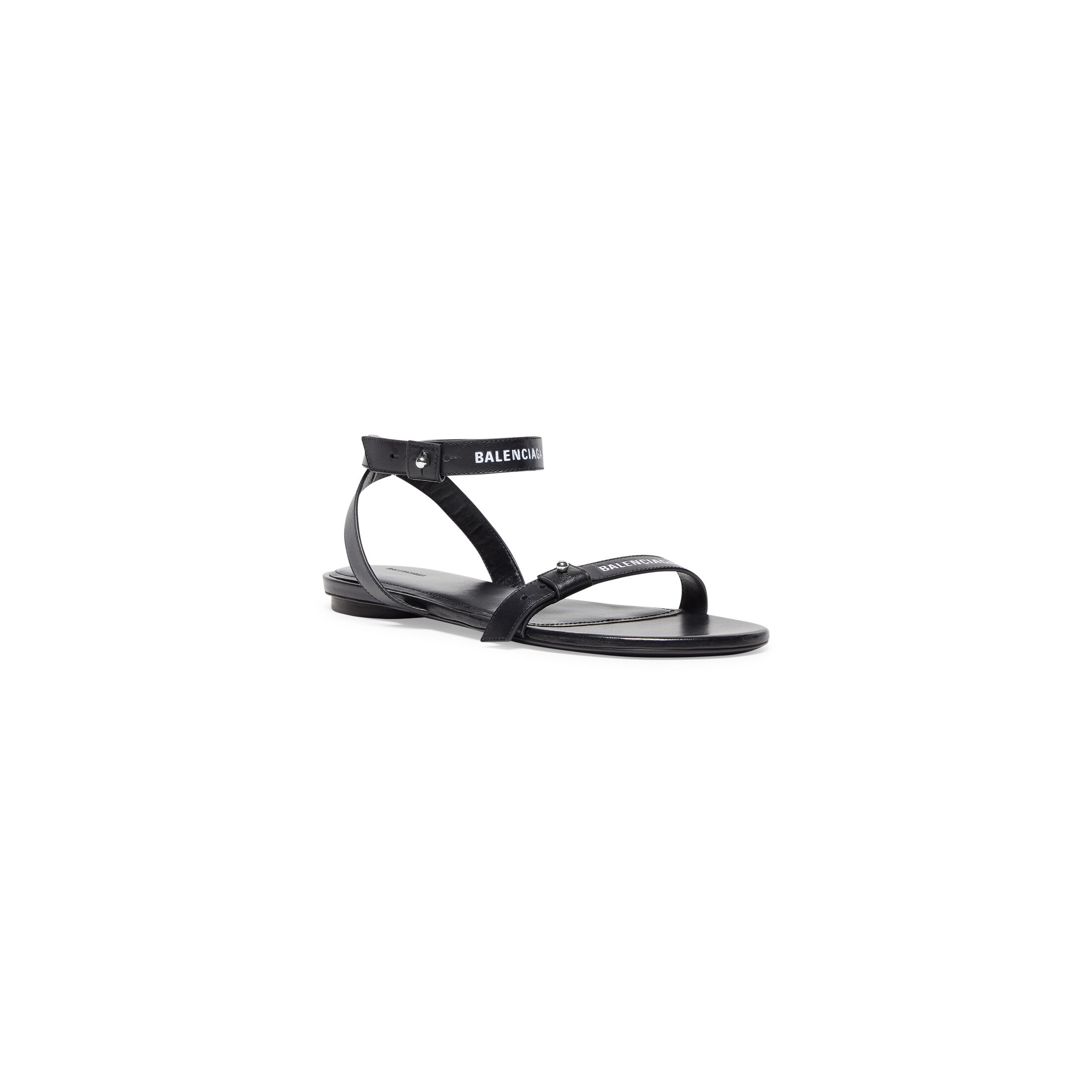 Dép Balenciaga Afterhour Sandal Nữ Đen