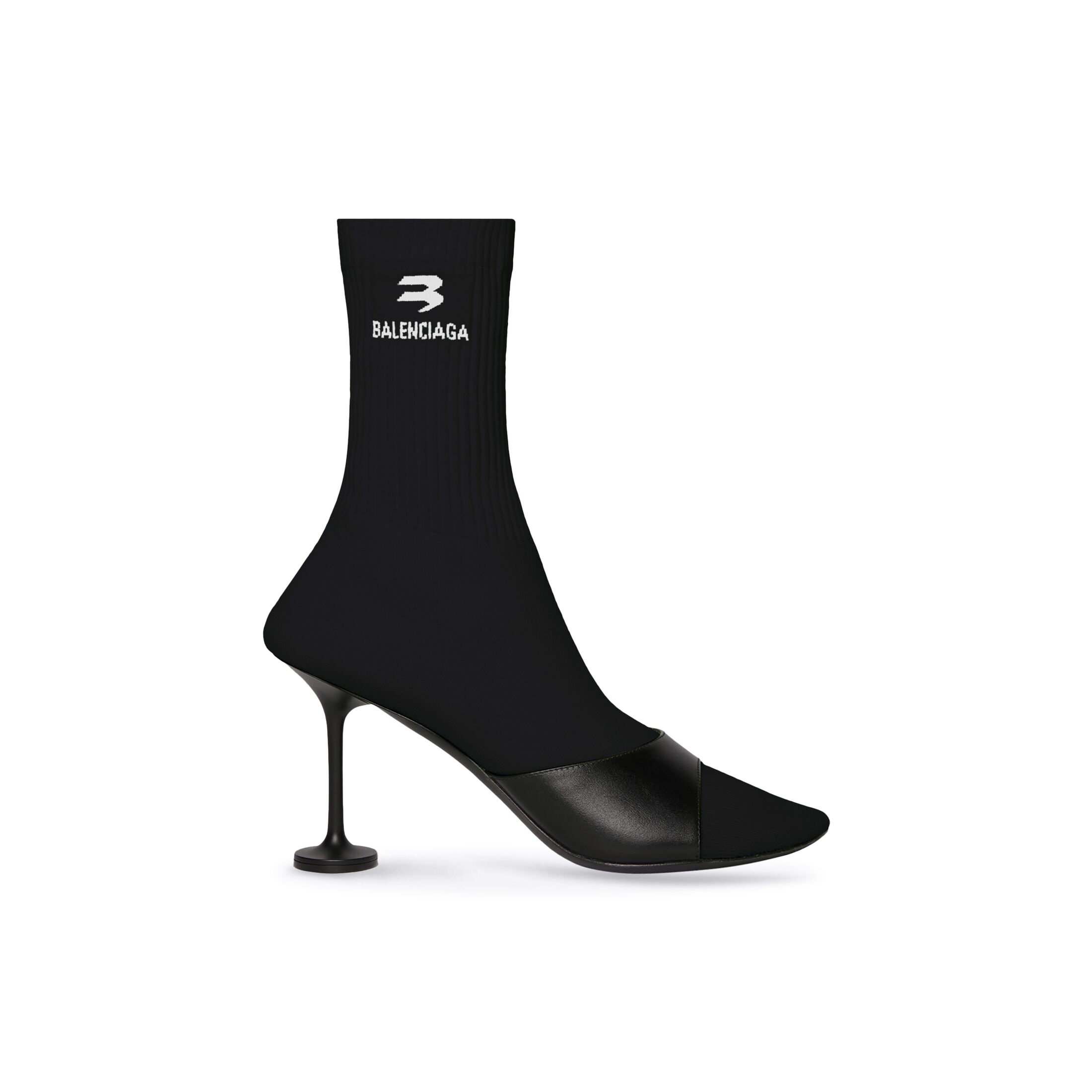 Giày Balenciaga Sock 90Mm Bootie Nữ Đen