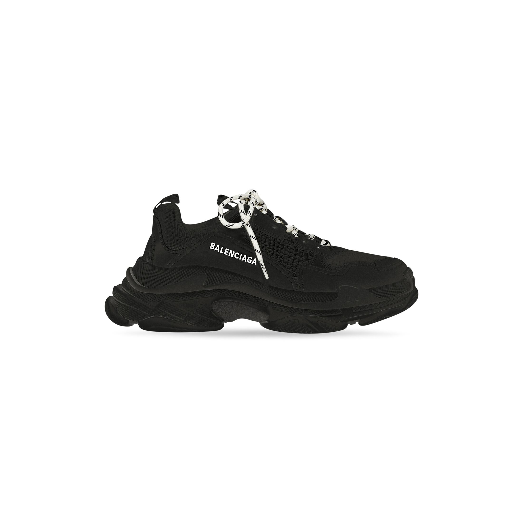 Giày Balenciaga Triple S Sneaker Nữ Full Đen 