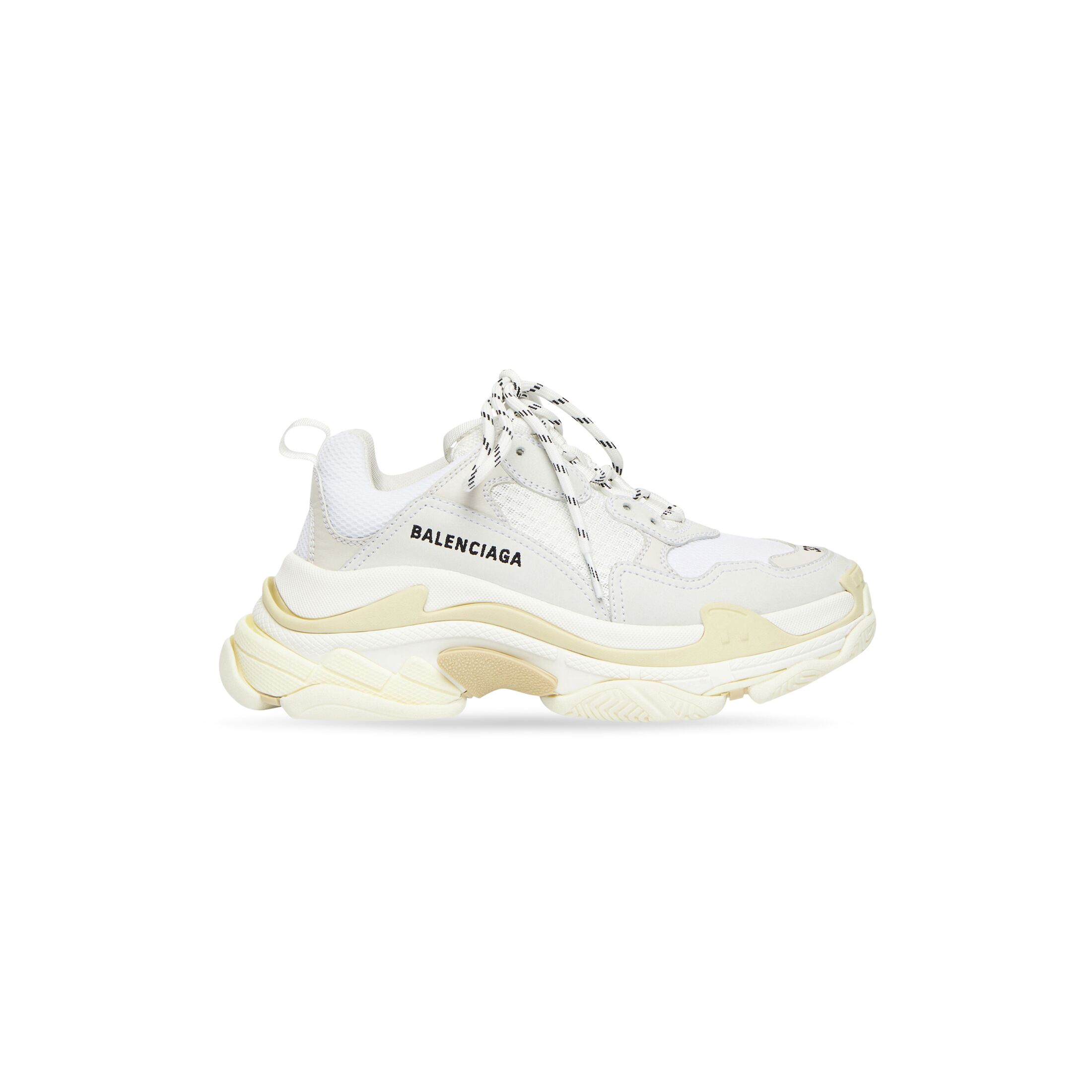 Giày Balenciaga Triple S Sneaker Nữ Full Trắng