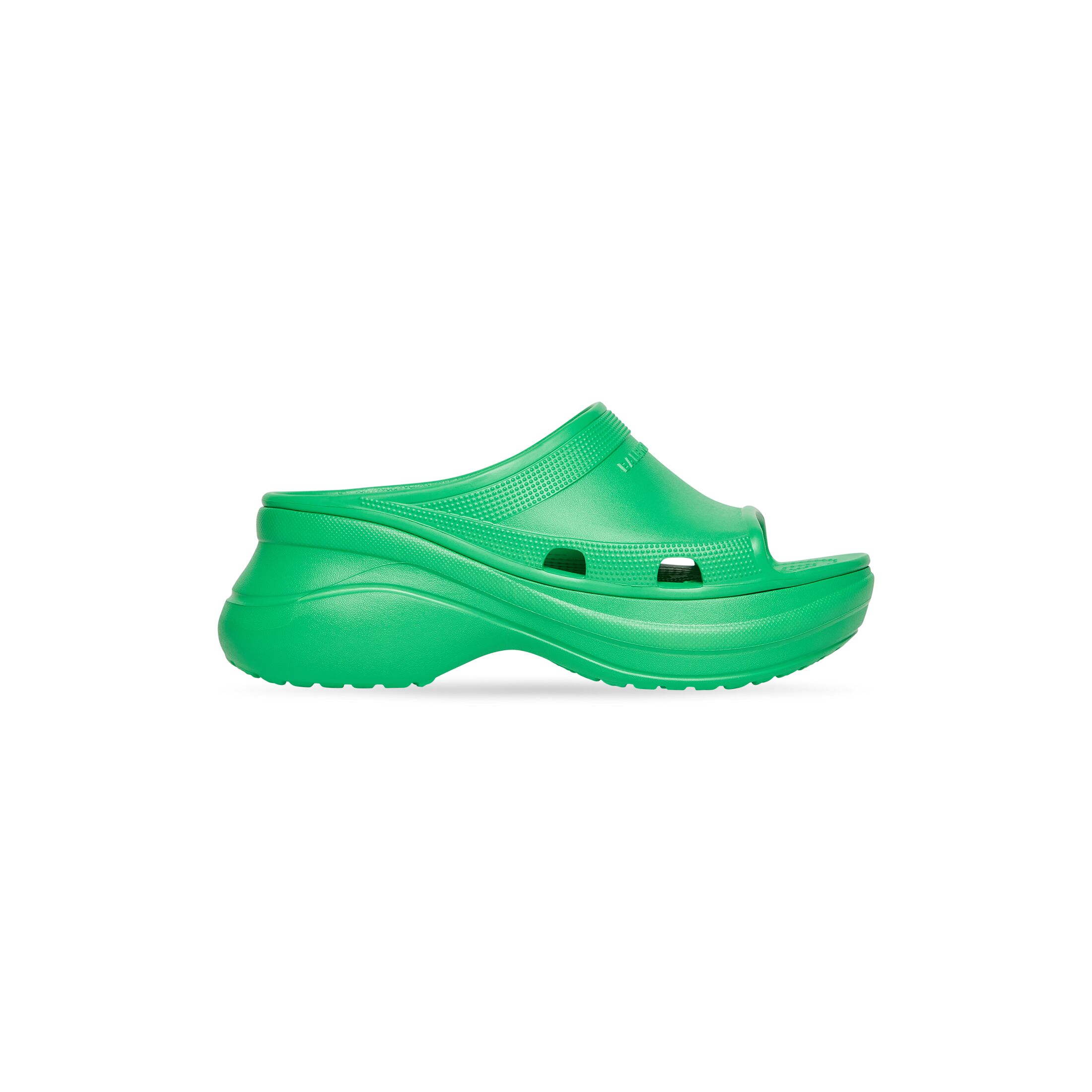 Giày Balenciaga Pool Crocs Slide Sandal Nữ Xanh Lá