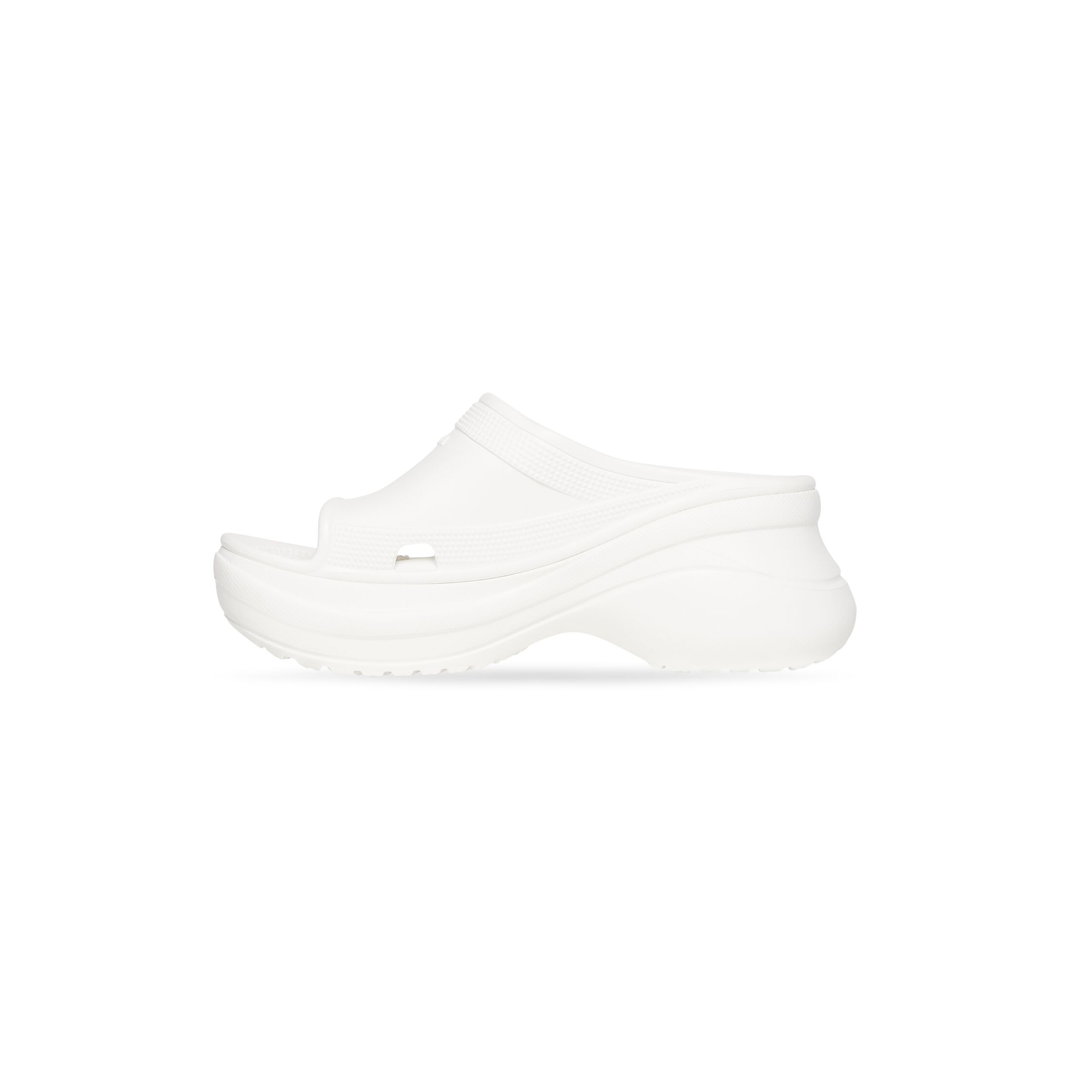 Giày Balenciaga Pool Crocs Slide Sandal Nữ Trắng