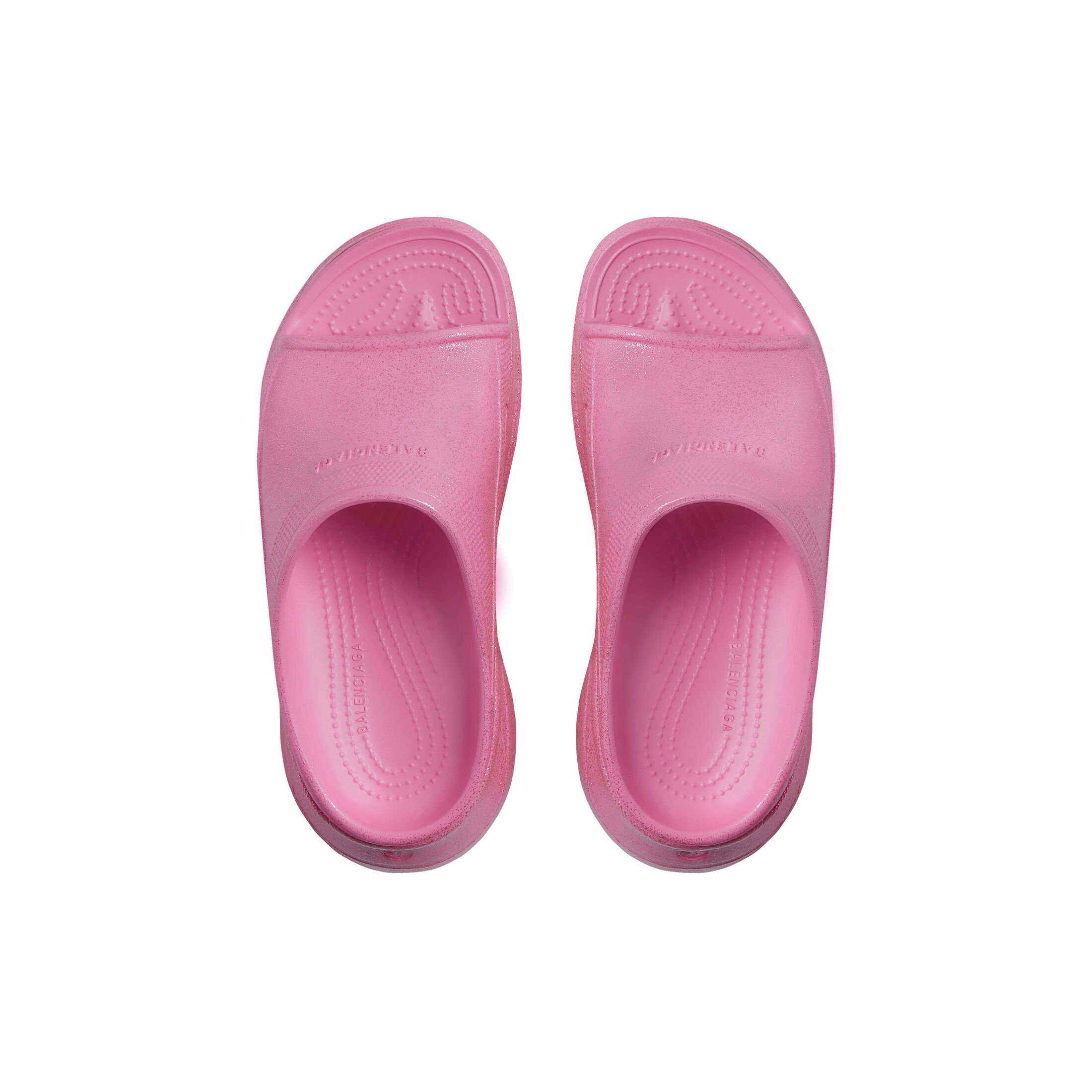 Giày Balenciaga Pool Crocs Slide Sandal Nữ Hồng Nhạt