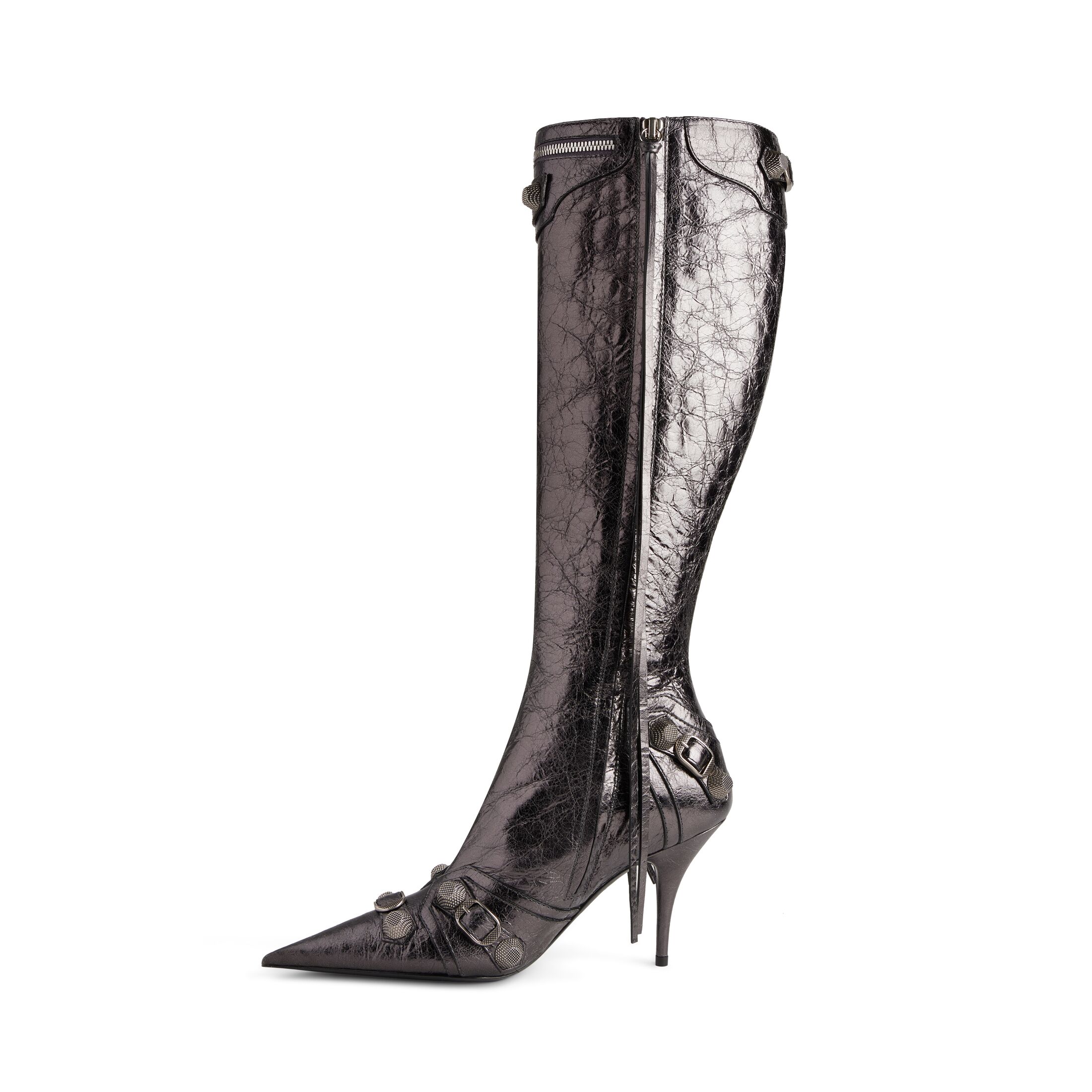 Balenciaga Cagole 90mm Boot Metallized