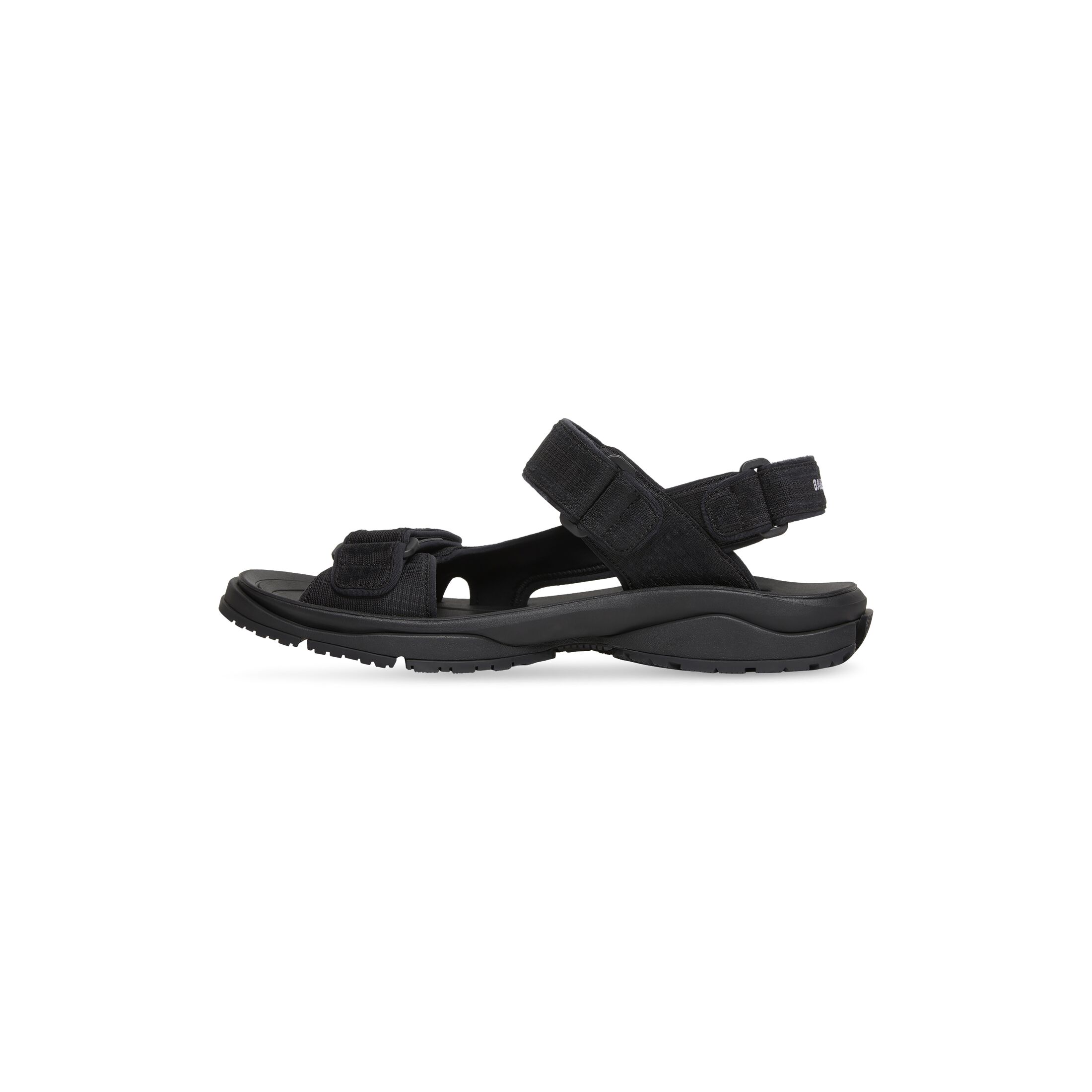 Dép Balenciaga Tourist Sandal Nữ Đen Sọc Trắng