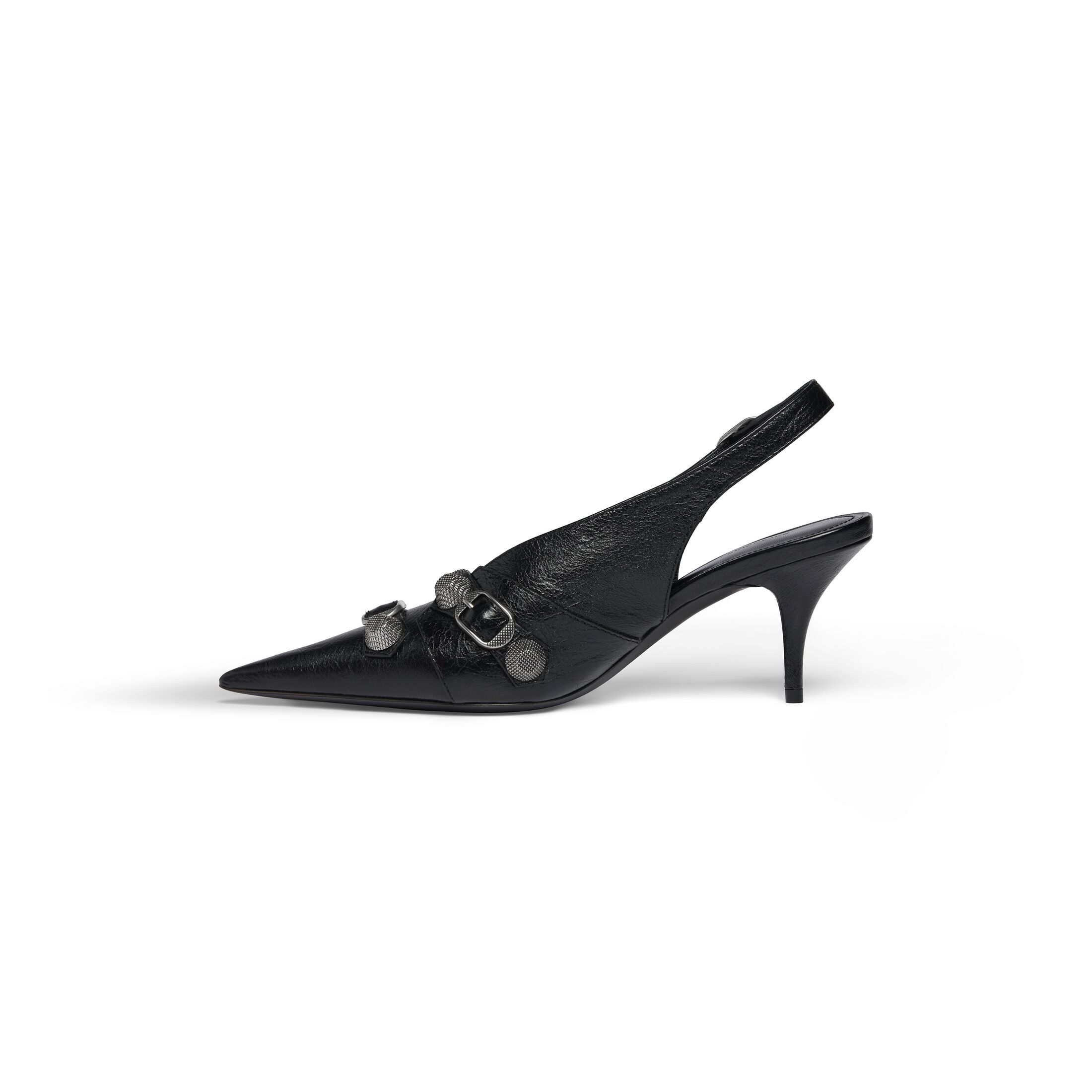 Giày Balenciaga Cagole Slingback 70Mm Pump Nữ Đen