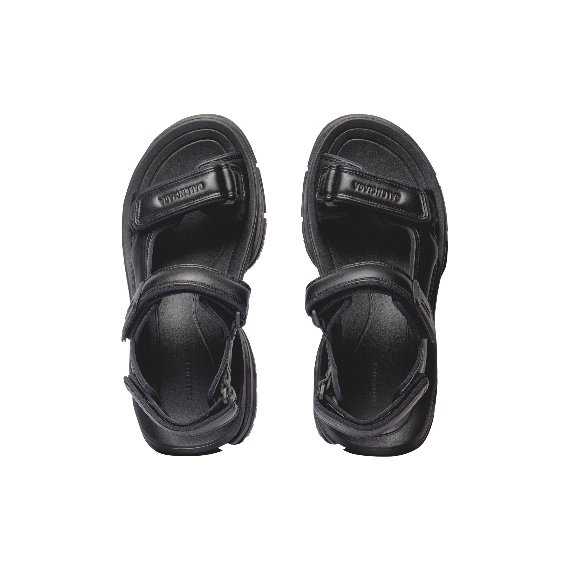 Dép Balenciaga Tourist Sandal Nữ Đen