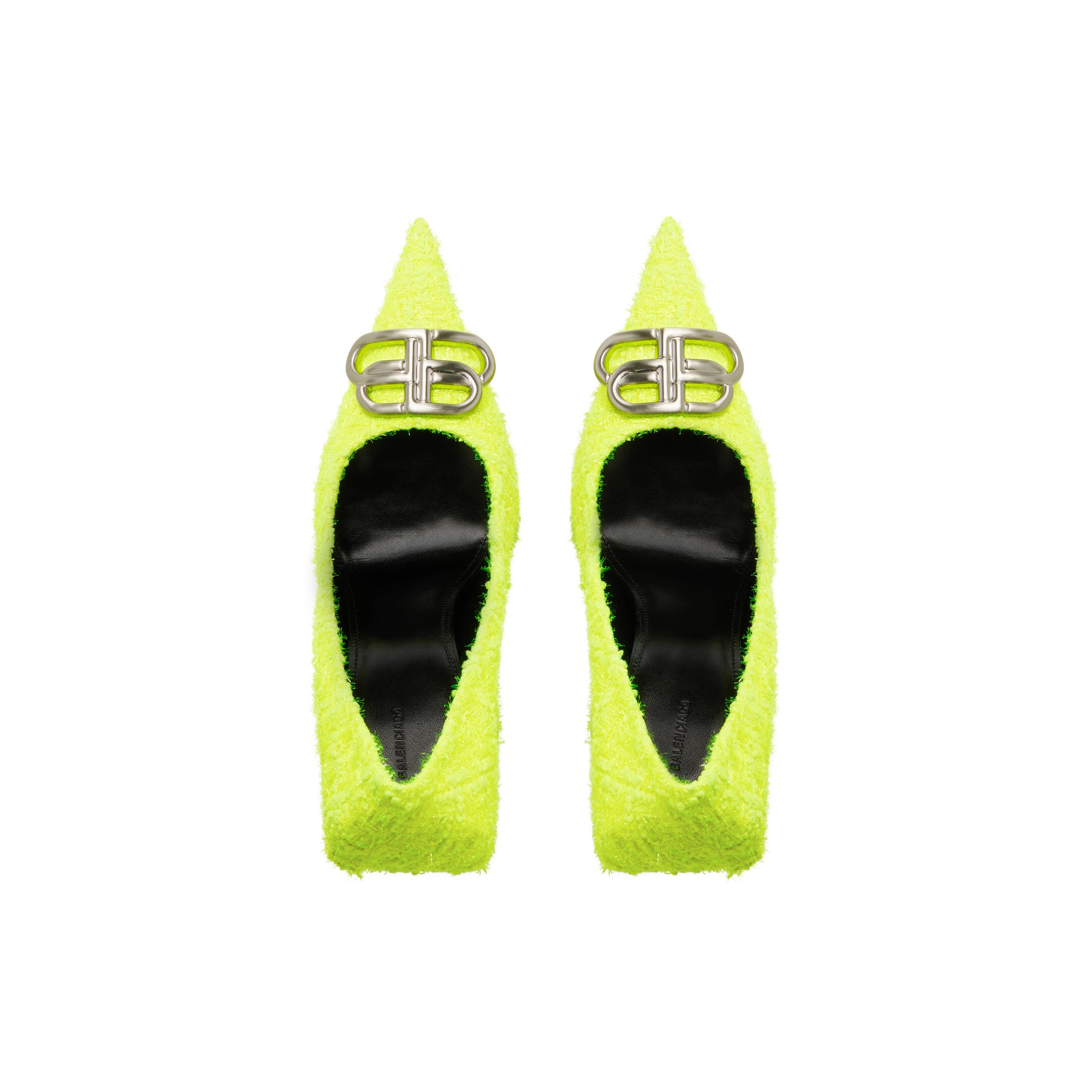 Giày Balenciaga Square Knife Bb 110Mm Pump Nữ Vàng Neon