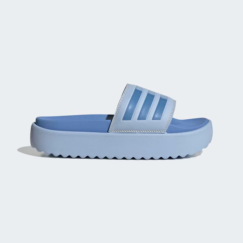 Dép Adidas Platform Adilette Nữ Xanh 