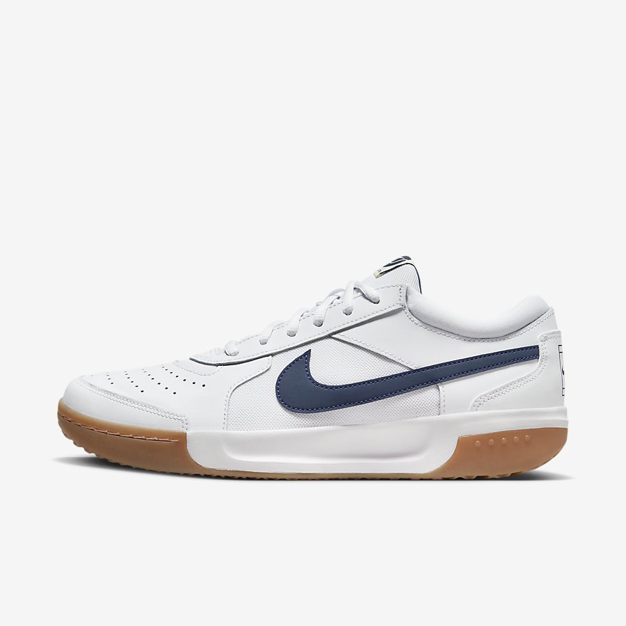 Giày Nikecourt Air Zoom Lite 3 Nam Trắng Xanh Navy