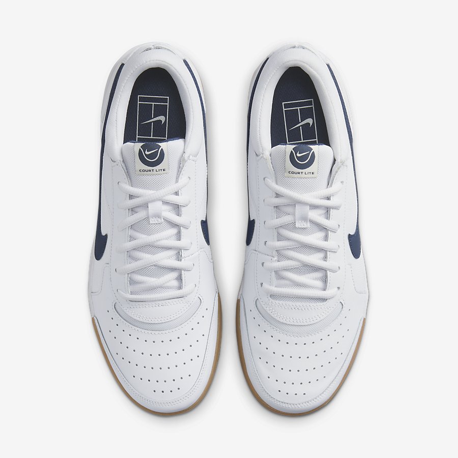 Giày Nikecourt Air Zoom Lite 3 Nam Trắng Xanh Navy