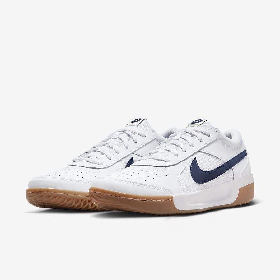 Giày Nikecourt Air Zoom Lite 3 Nam Trắng Xanh Navy