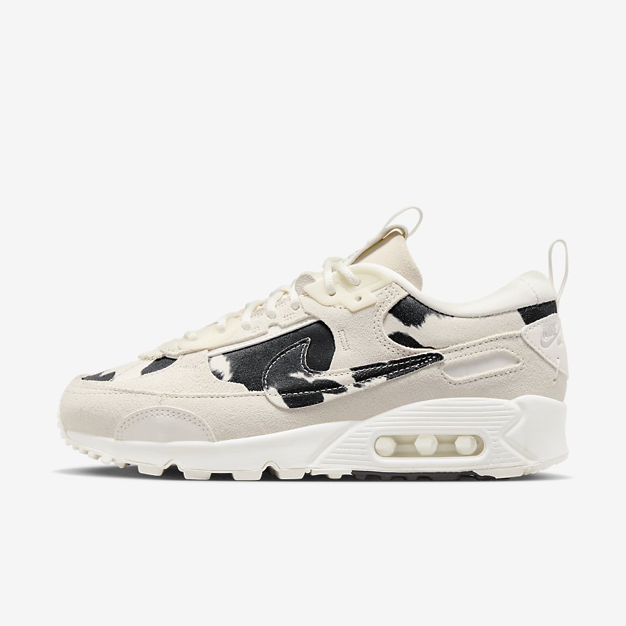 Giày Nike Air Max 90 Futura Nữ Be Đen