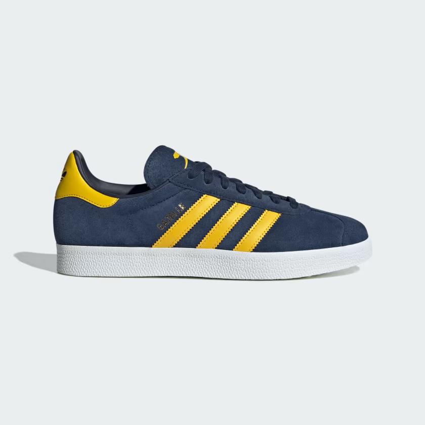 Giày Adidas Gazelle Nam Xanh Navy Vàng